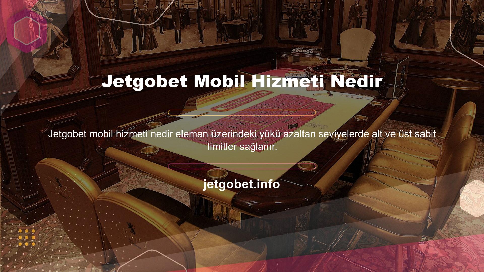 Web sitesine benzer şekilde Jetgobet, üyelerine çok çeşitli canlı casino masa oyunları sunmaktadır